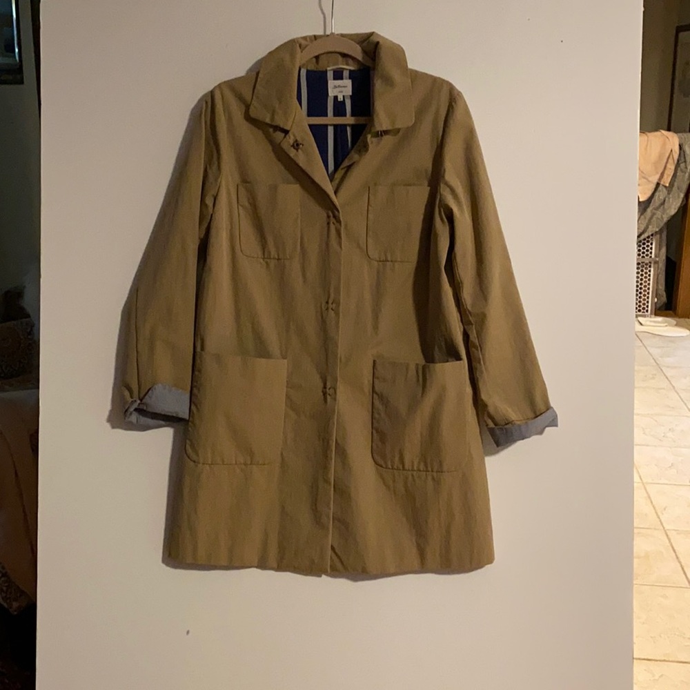 Bella rose classic rain coat tan